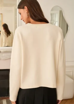 Motus Boutique Mailles^Gilet Audrey Beige-GiletAudrey