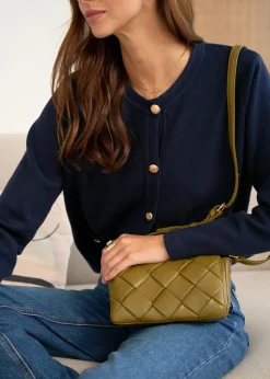 Motus Boutique Mailles^Gilet Audrey Marine-GiletAudrey