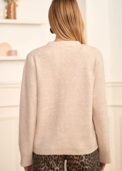 Motus Boutique Mailles^Gilet Céleste Beige-GiletCéleste