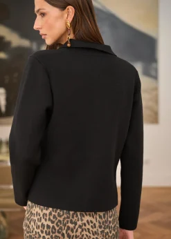 Motus Boutique Mailles^Gilet Elias Noir-GiletElias