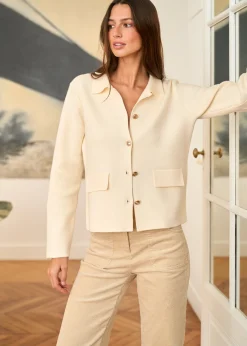 Motus Boutique Mailles^Gilet Elias Ecru-GiletElias