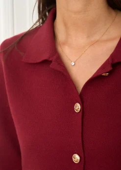 Motus Boutique Mailles^Gilet Elias Bordeaux-GiletElias