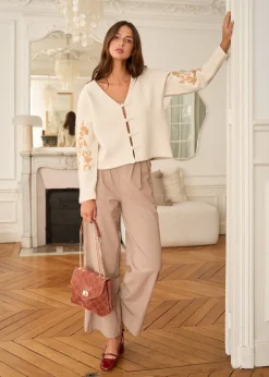 Motus Boutique Mailles^Gilet Eugène Ecru-GiletEugène