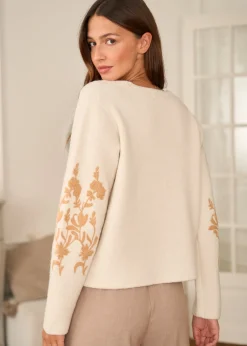 Motus Boutique Mailles^Gilet Eugène Ecru-GiletEugène