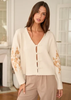 Motus Boutique Mailles^Gilet Eugène Ecru-GiletEugène