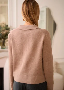 Motus Boutique Mailles^Gilet Gaetane Beige-GiletGaetane