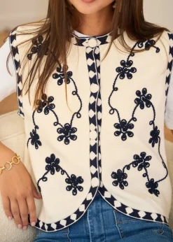 Motus Boutique Mailles^Gilet Lausanne Beige-GiletLausanne