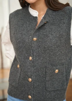 Motus Boutique Mailles^Gilet Léon Gris-GiletLéon