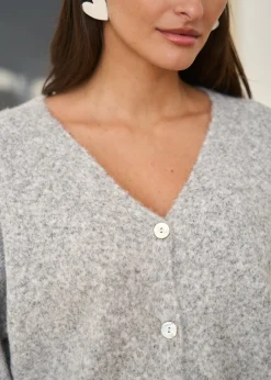 Motus Boutique Mailles^Gilet Myrielle Gris-GiletMyrielle