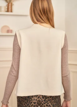 Motus Boutique Mailles^Gilet Sienne Ecru-GiletSienne