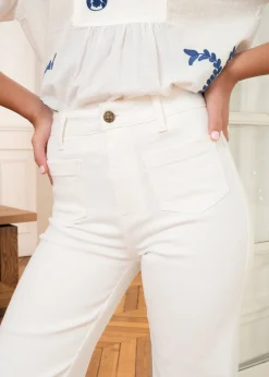 Motus Boutique Denim^Jean Gasparette Blanc