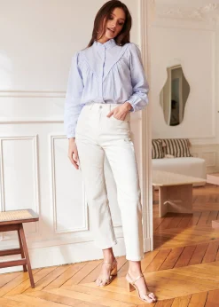 Motus Boutique Denim^Jean Solange Blanc