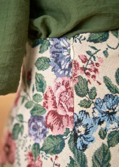Motus Boutique Jupes & Shorts^Jupe Lio FleuriFondBeige-JupeLio