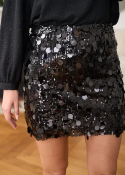 Motus Boutique Jupes & Shorts^Jupe Pauline Noir-JupePauline