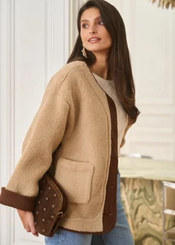 Motus Boutique Vestes & Manteaux^Manteau Isaline Beige-ManteauIsaline