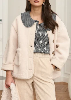 Motus Boutique Vestes & Manteaux^Manteau Isaline Blanc-ManteauIsaline