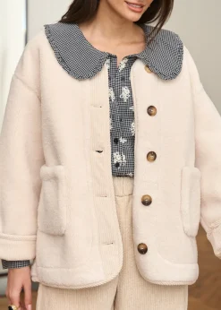 Motus Boutique Vestes & Manteaux^Manteau Isaline Blanc-ManteauIsaline