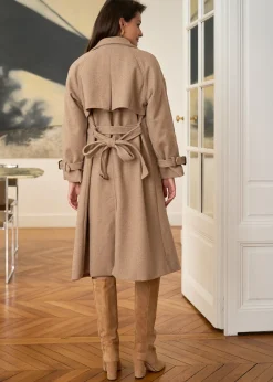 Motus Boutique Vestes & Manteaux^Manteau Isia Taupe-ManteauIsia