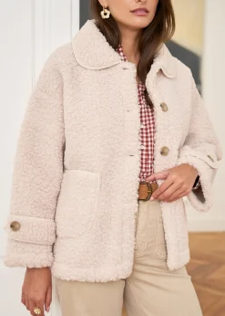 Motus Boutique Vestes & Manteaux^Manteau Lison Beige-ManteauLison