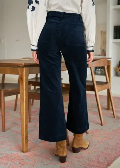 Motus Boutique Pantalons|Denim^Pantalon Viviane Marine-PantalonViviane