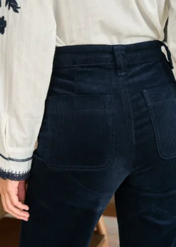 Motus Boutique Pantalons|Denim^Pantalon Viviane Marine-PantalonViviane