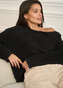 Motus Boutique Mailles^Pull Albane Noir-PullAlbane