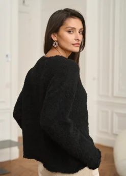 Motus Boutique Mailles^Pull Albane Noir-PullAlbane