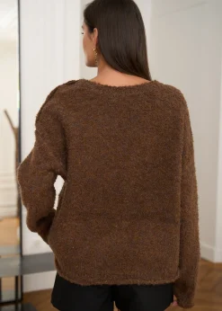 Motus Boutique Mailles^Pull Albane Marron-PullAlbane