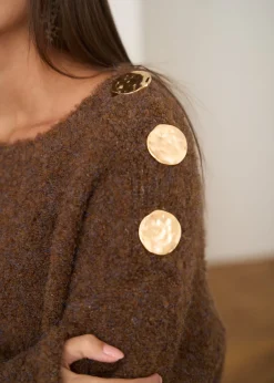 Motus Boutique Mailles^Pull Albane Marron-PullAlbane