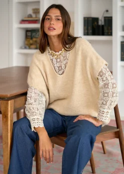 Motus Boutique Mailles^Pull Bernabé Beige-PullBernabé