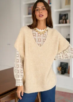 Motus Boutique Mailles^Pull Bernabé Beige-PullBernabé