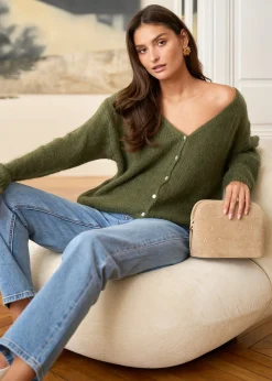 Motus Boutique Mailles^Pull Bohème Kaki-PullBohème