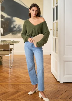 Motus Boutique Mailles^Pull Bohème Kaki-PullBohème