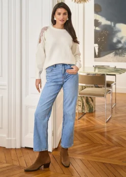 Motus Boutique Mailles^Pull Cosima Blanc-PullCosima