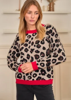 Motus Boutique Mailles^Pull Elya Léopard-PullElya