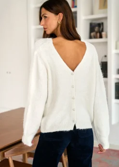 Motus Boutique Mailles^Pull Lauren Blanc-PullLauren