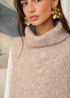 Motus Boutique Mailles^Pull Lenny Taupe-PullLenny