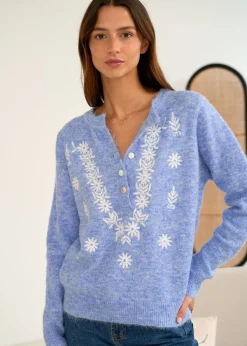 Motus Boutique Mailles^Pull Liora Bleu-PullLiora