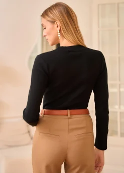 Motus Boutique Mailles^Pull Malone Noir-PullMalone