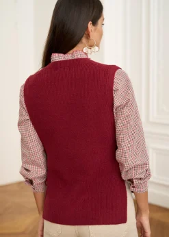 Motus Boutique Mailles^Pull Marina Bordeaux-PullMarina