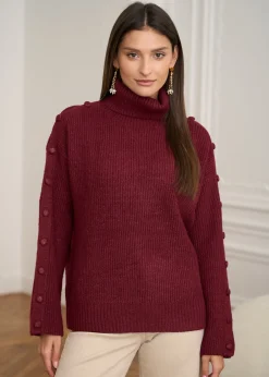 Motus Boutique Mailles^Pull Pia Bordeaux-PullPia