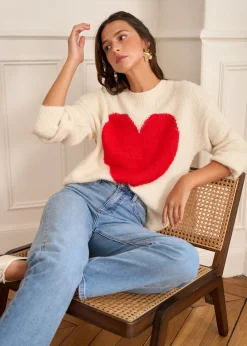 Motus Boutique Mailles^Pull Robin Ecru-PullRobin