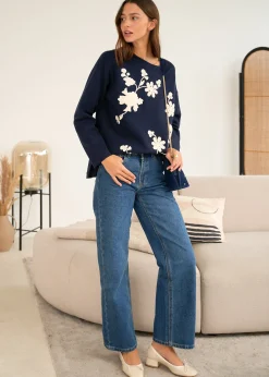Motus Boutique Mailles^Pull Rosalie Marine-PullRosalie