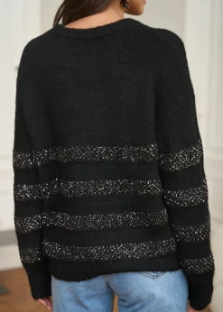 Motus Boutique Mailles^Pull Selma Noir-PullSelma