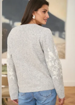 Motus Boutique Mailles^Pull Syana Gris-PullSyana