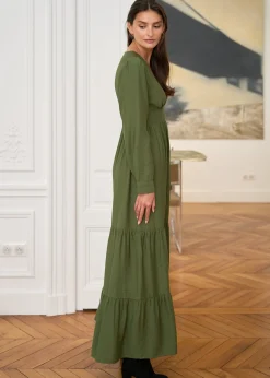 Motus Boutique Robes^Robe Almé Kaki-RobeAlmé