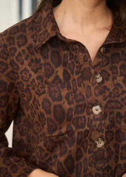 Motus Boutique Robes^Robe Aubane ImpriméLéopard-RobeAubane