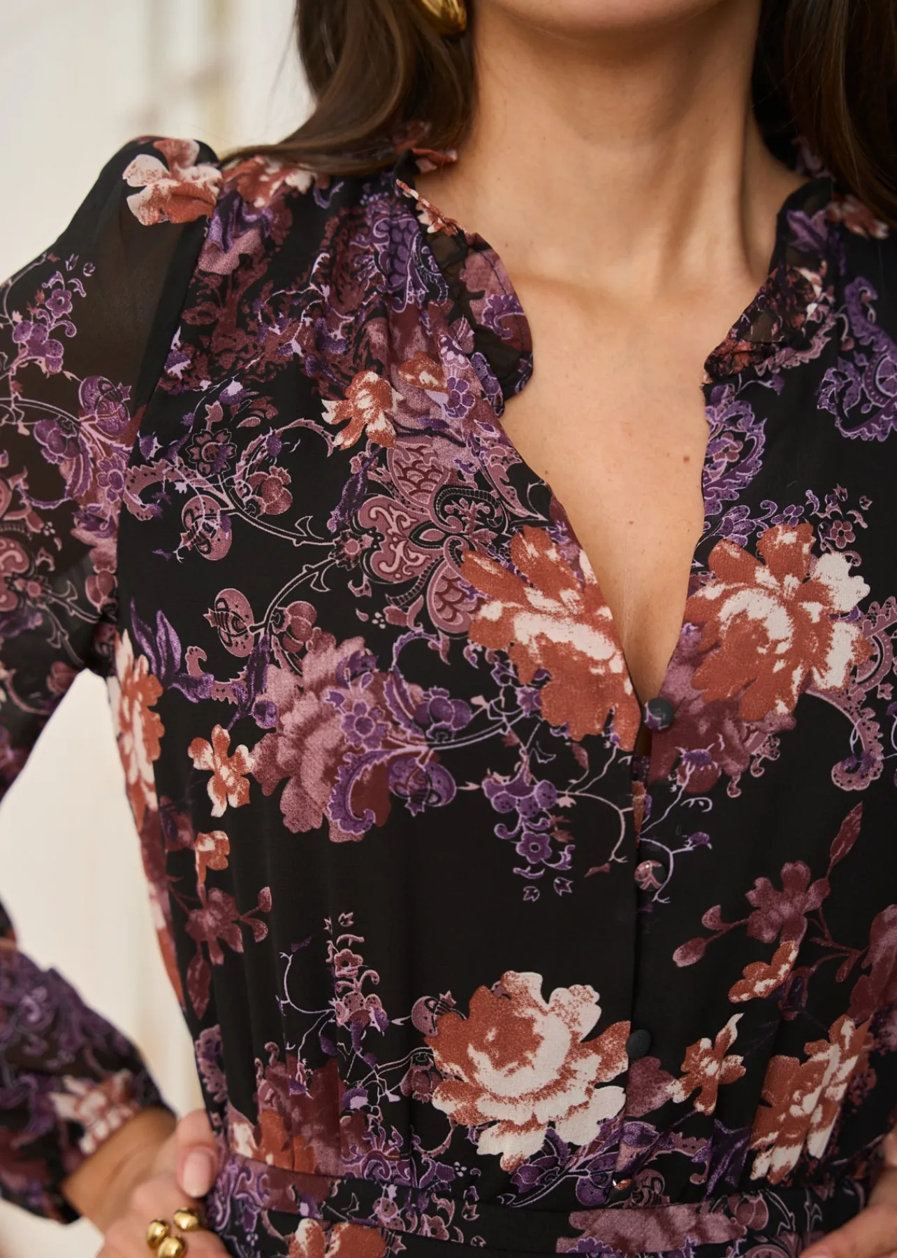 Motus Boutique Robes^Robe Carla ImpriméFondNoir-RobeCarla
