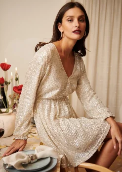 Motus Boutique Robes^Robe Cassandre Beige-RobeCassandre