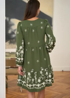 Motus Boutique Robes^Robe Charlotte Kaki-RobeCharlotte